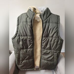 Mens Vest with hoodie